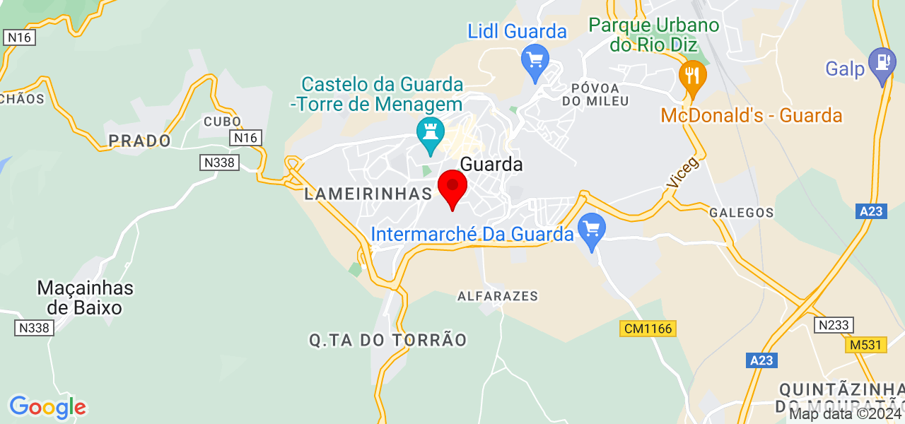 Iris santos - Guarda - Guarda - Mapa