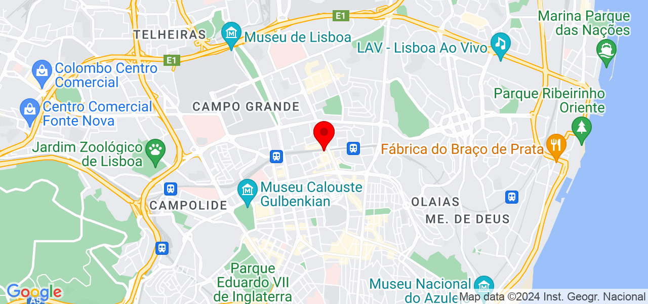 João Maria Claro - Lisboa - Lisboa - Mapa