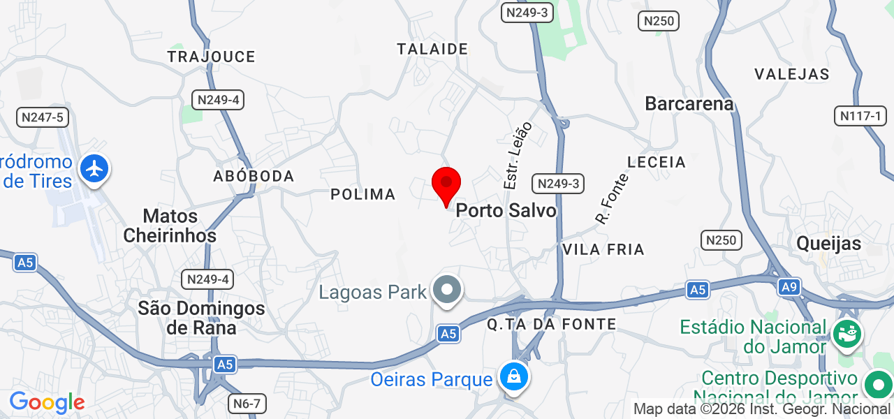 Blepo - Diagnóstico Imobiliário - Lisboa - Oeiras - Mapa