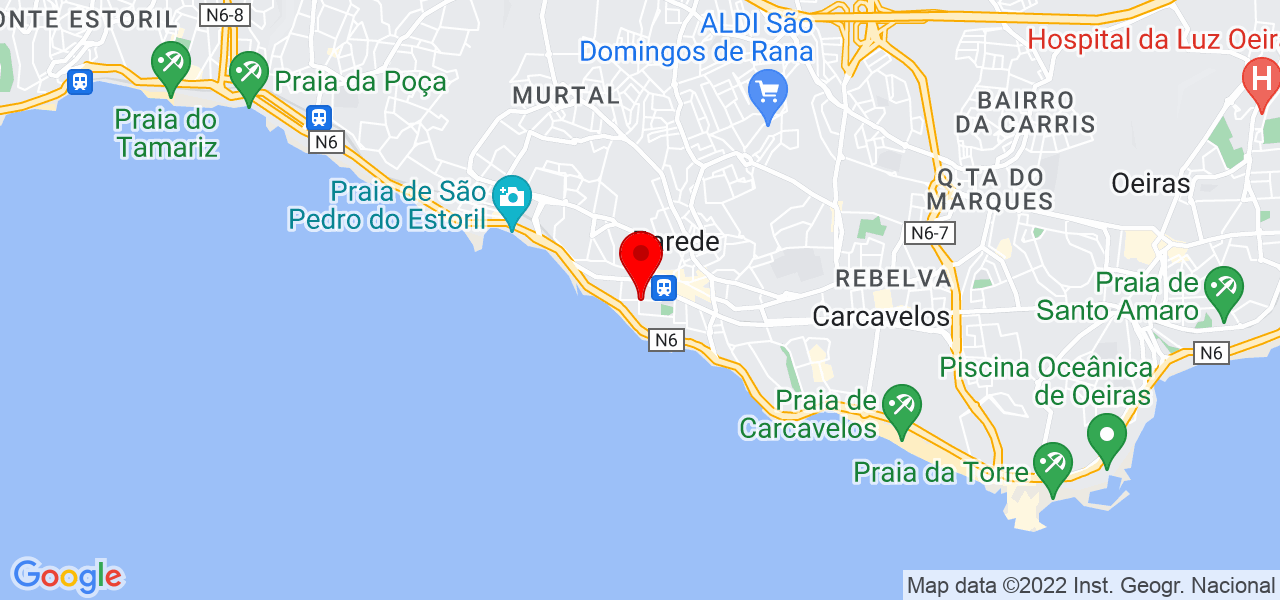 IN&Ecirc;S DUARTE TREINO E COMPORTAMENTO ANIMAL - Lisboa - Cascais - Mapa