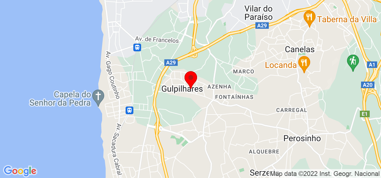 La Salete Silva - Porto - Vila Nova de Gaia - Map