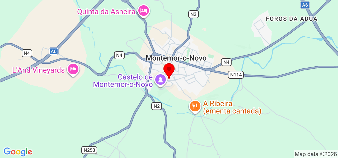 Higienizar+ - Évora - Montemor-o-Novo - Karte