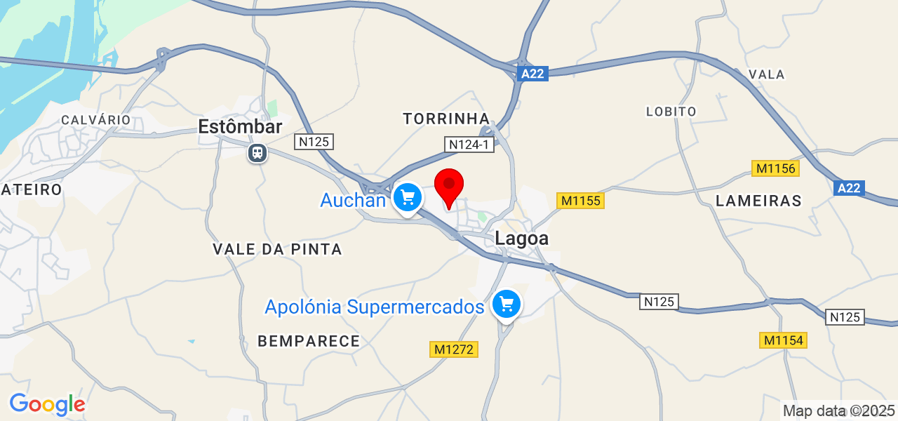 Flory - Faro - Lagoa - Mapa