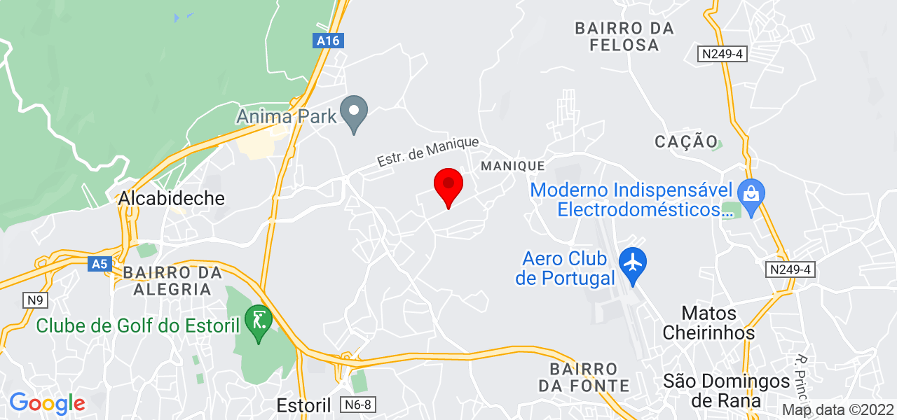 Eveline santos - Lisboa - Cascais - Mapa