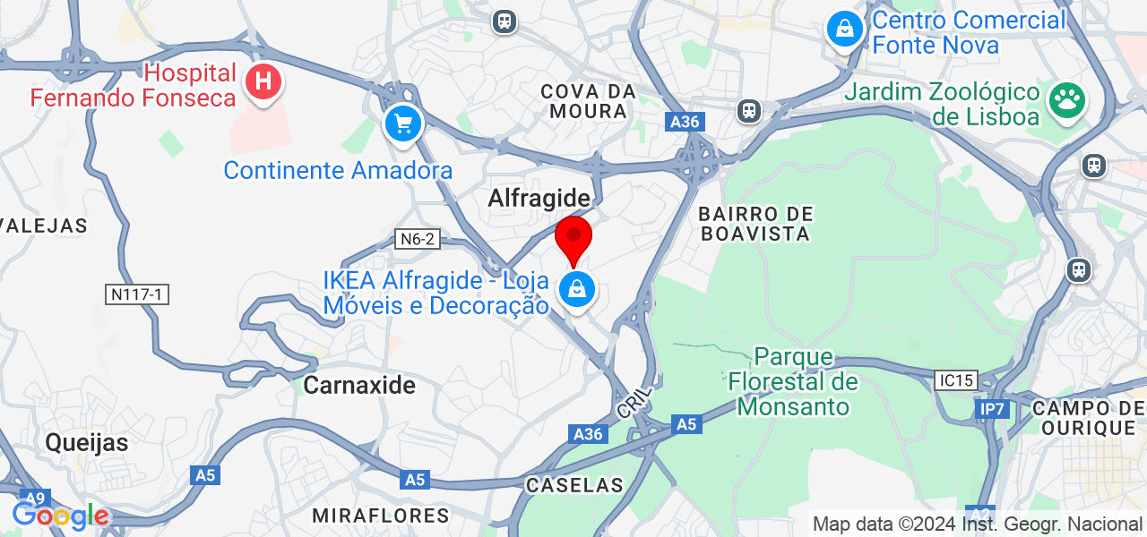 Catarina D. Decor - Lisboa - Amadora - Map