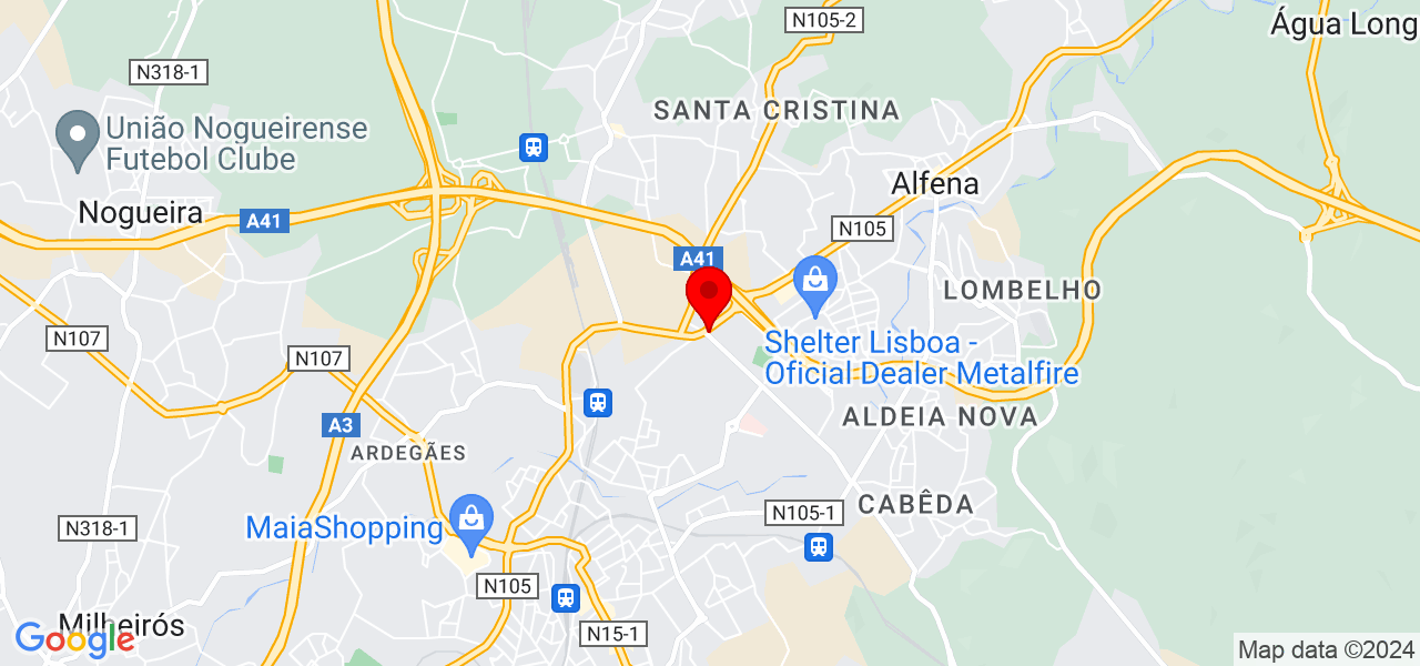 Il&iacute;dio Sousa - Porto - Valongo - Mapa