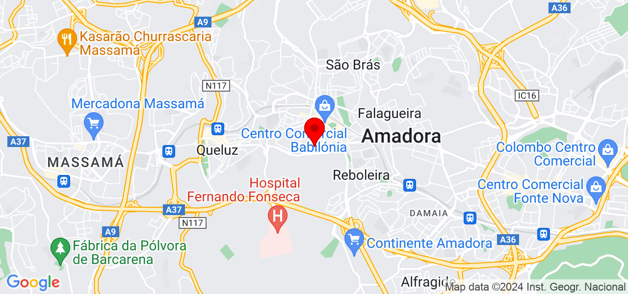 Dklimpezas - Lisboa - Amadora - Mapa
