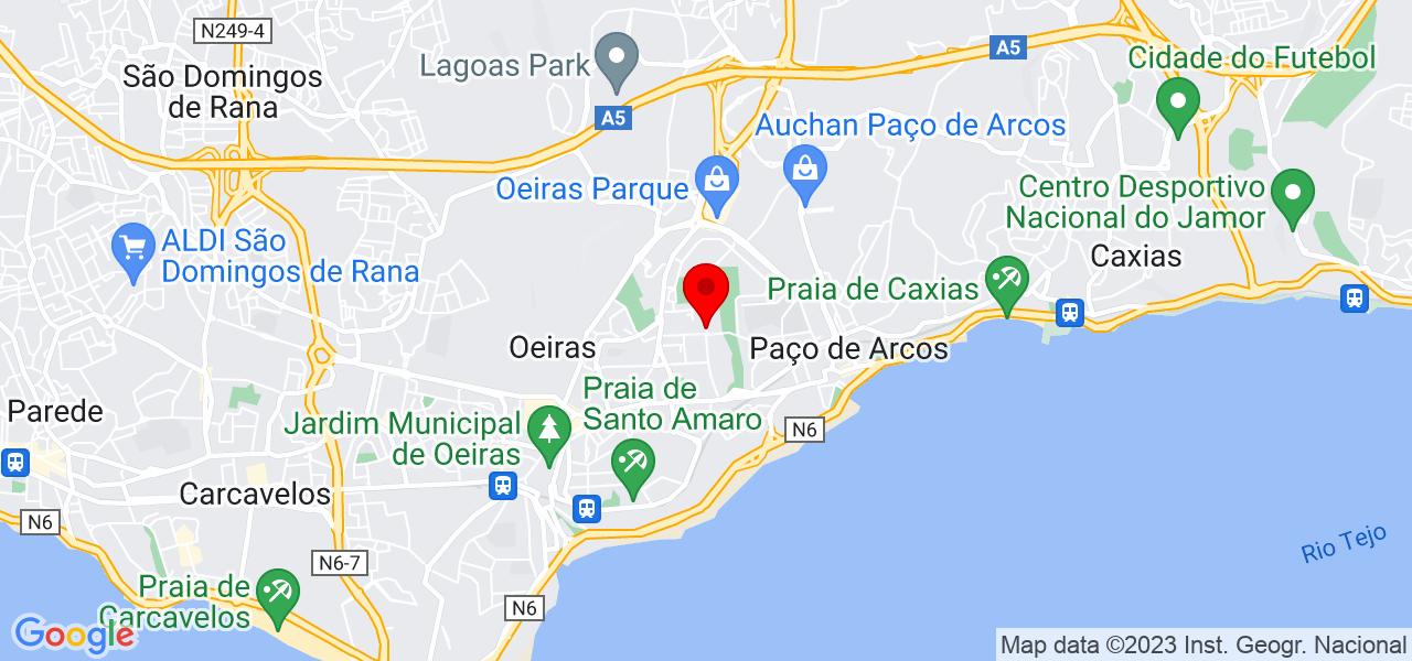 Andreia Ribeiro - Lisboa - Oeiras - Mapa