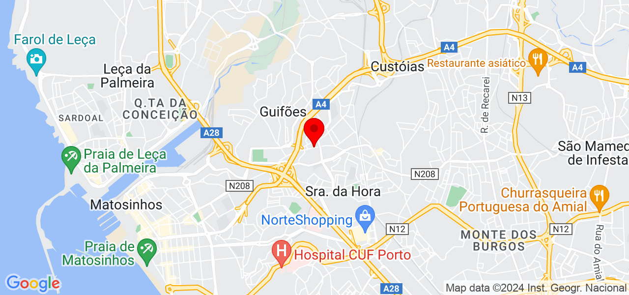 Nós e os Patudos - Porto - Matosinhos - Map
