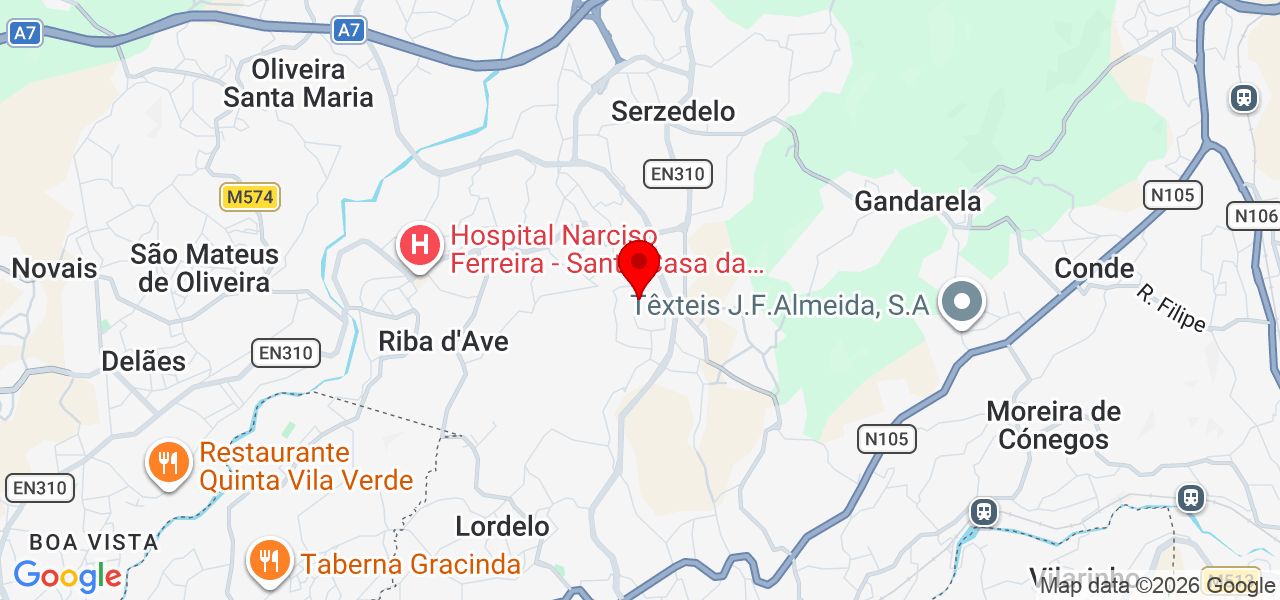 Leonor Gomes - Braga - Guimarães - Mapa