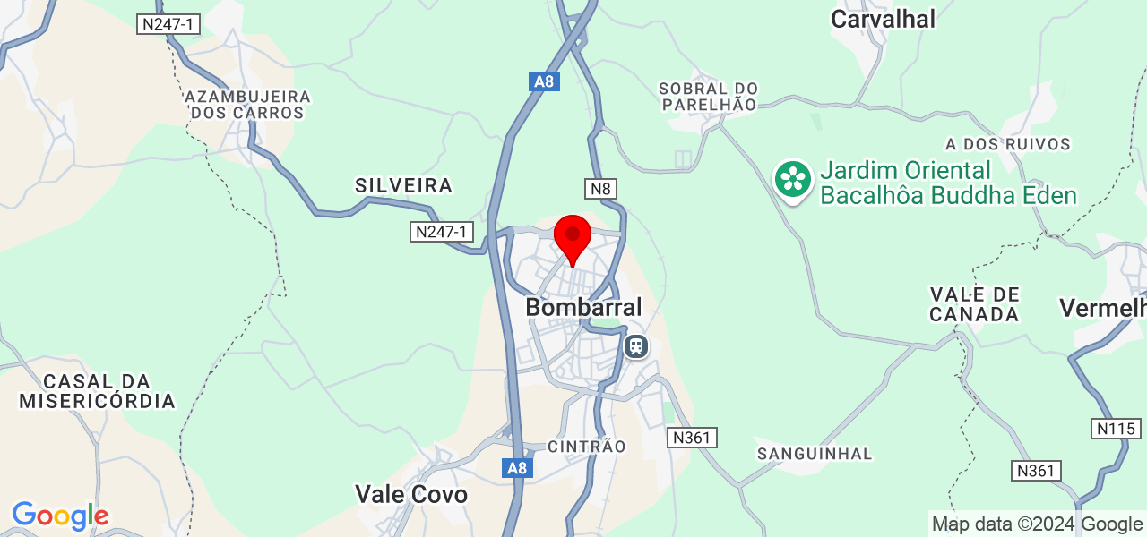 Alícia Almeida - Leiria - Bombarral - Map