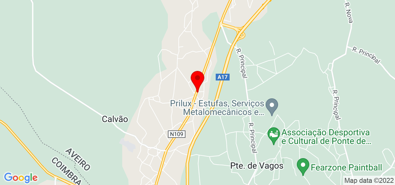 Luis Alberto Gon&ccedil;alves Frade - Aveiro - Vagos - Mapa