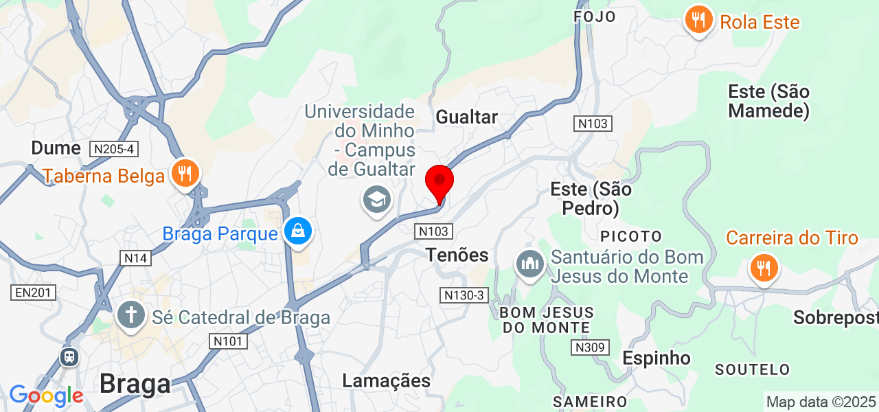 Jorge fernanded - Braga - Braga - Map