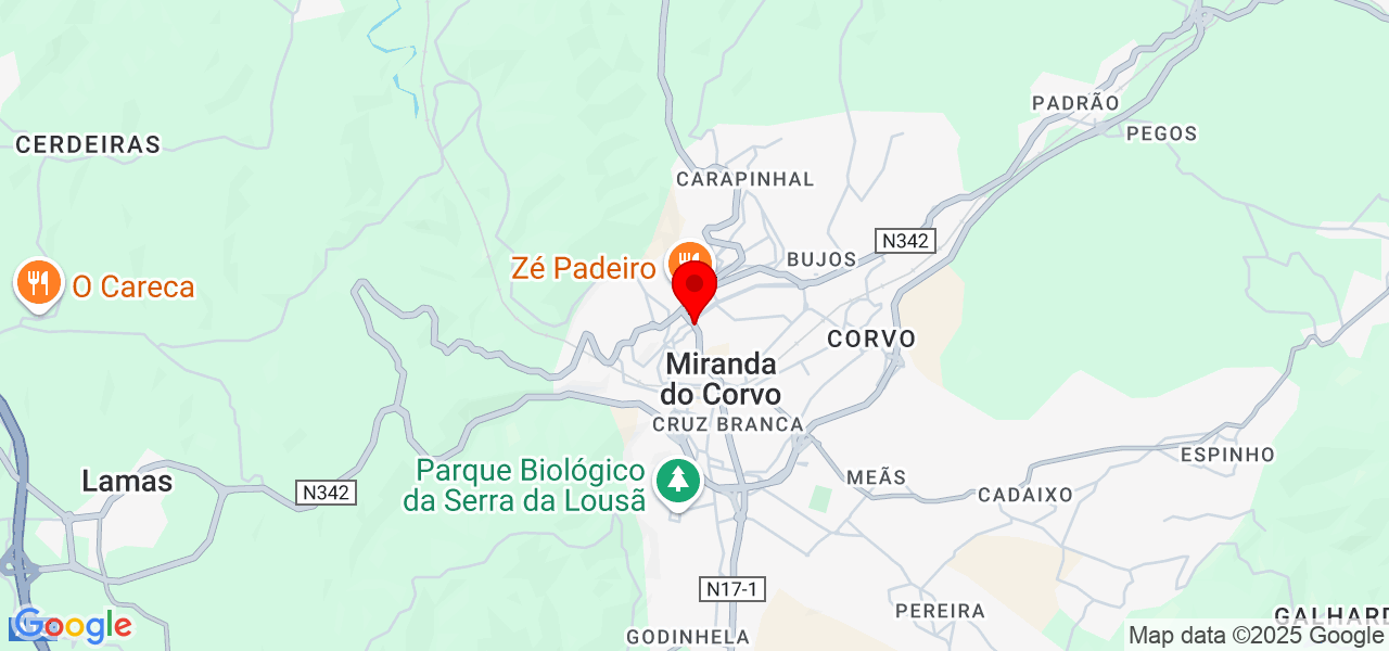 Rod Contractor - Construção - Coimbra - Miranda do Corvo - Map