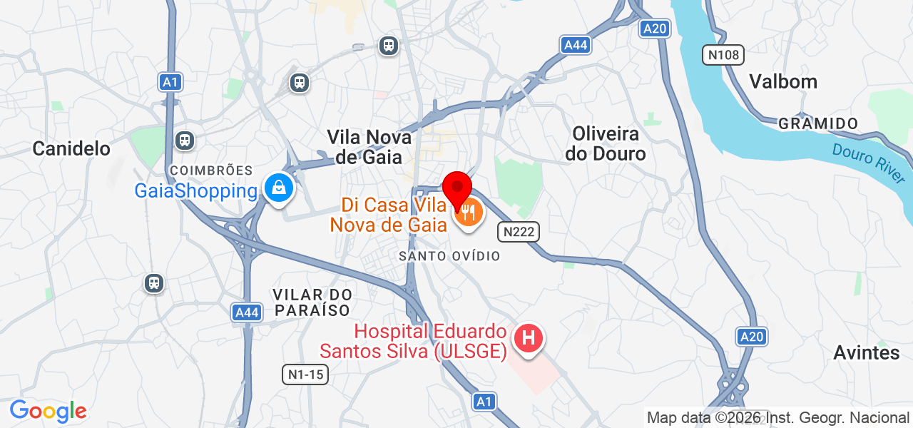 Camila - Porto - Vila Nova de Gaia - Mapa