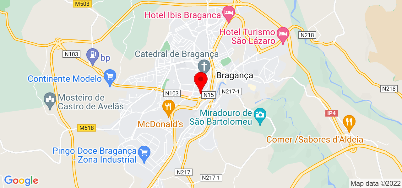 Geovania Patricia Mendes Almada - Bragança - Bragança - Karte