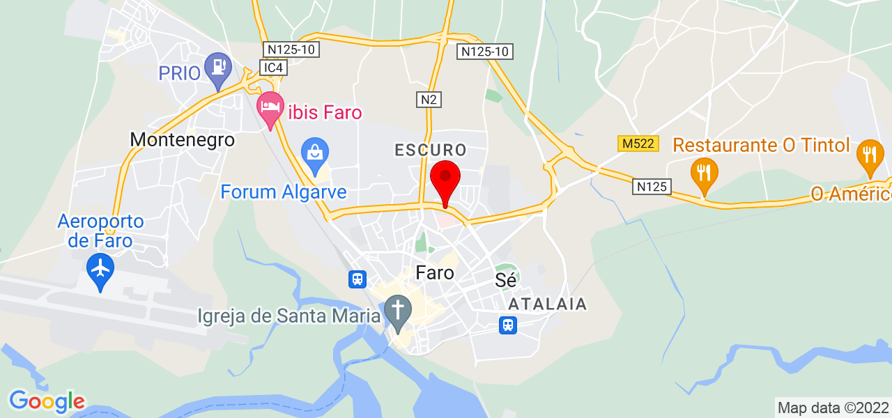 Alma e Terapêutica - Faro - Faro - Mapa