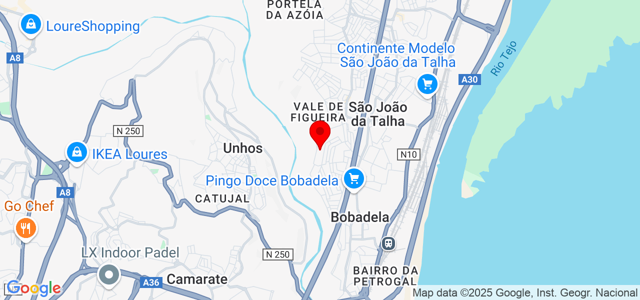 António Carvalho - Lisboa - Loures - Mapa