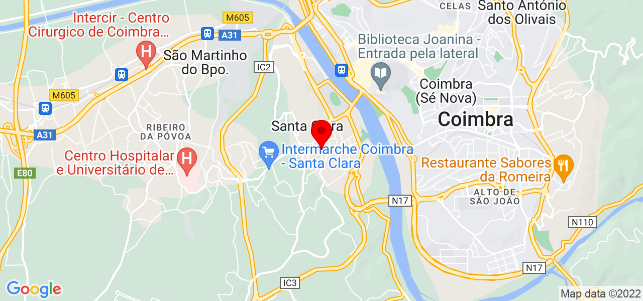 Patr&iacute;cia Pais - Coimbra - Coimbra - Karte