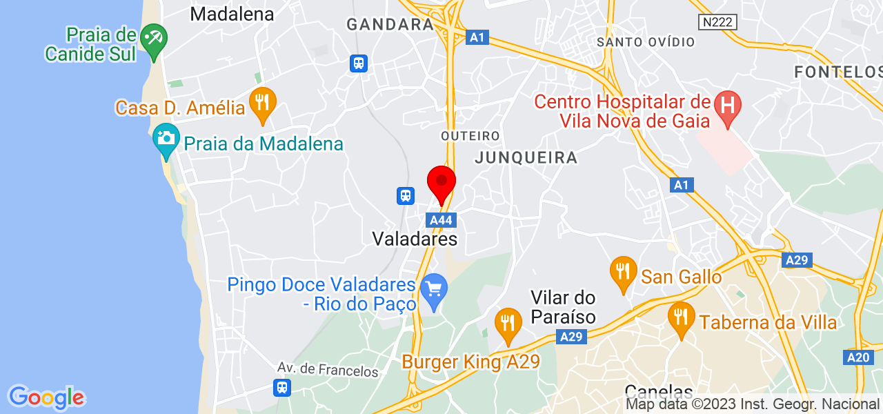 C&aacute;tia Sousa - Porto - Vila Nova de Gaia - Mapa