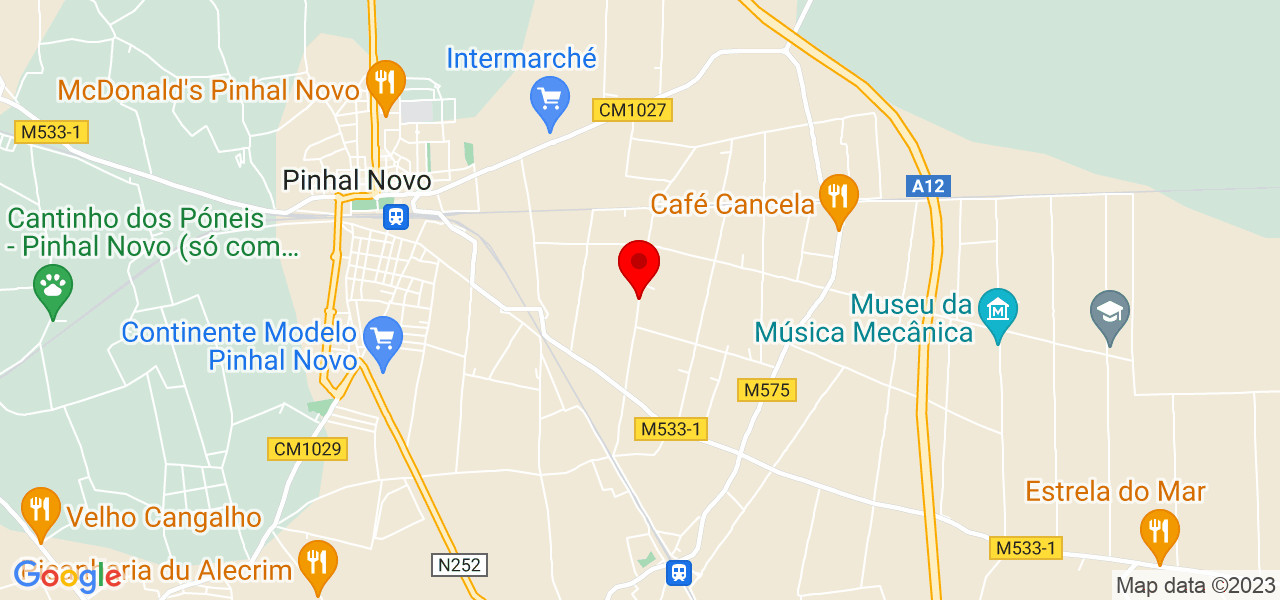 Sanches MotoCar - Setúbal - Palmela - Carte