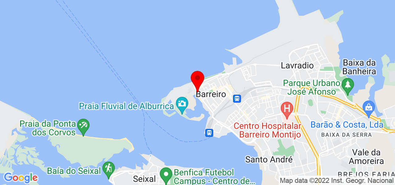 Marcia - Setúbal - Barreiro - Mapa
