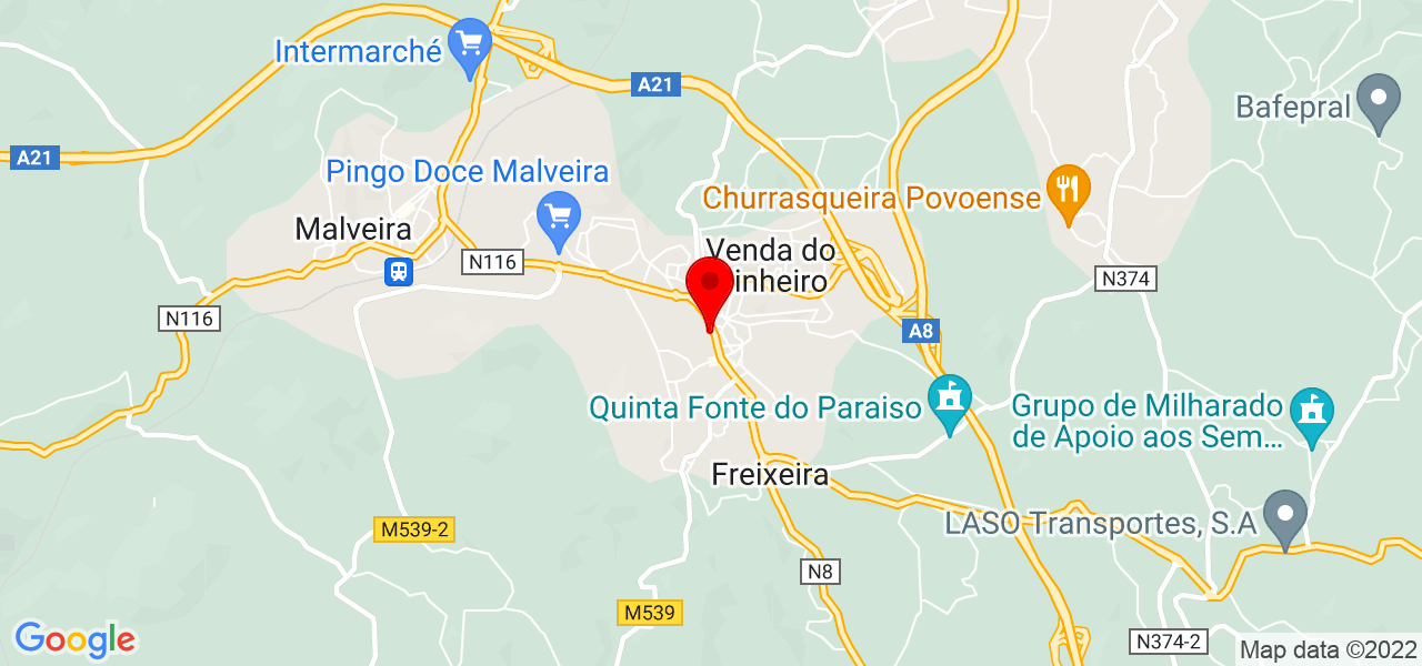 HPELETROREPARA-Hugo Pereira - Lisboa - Mafra - Mapa
