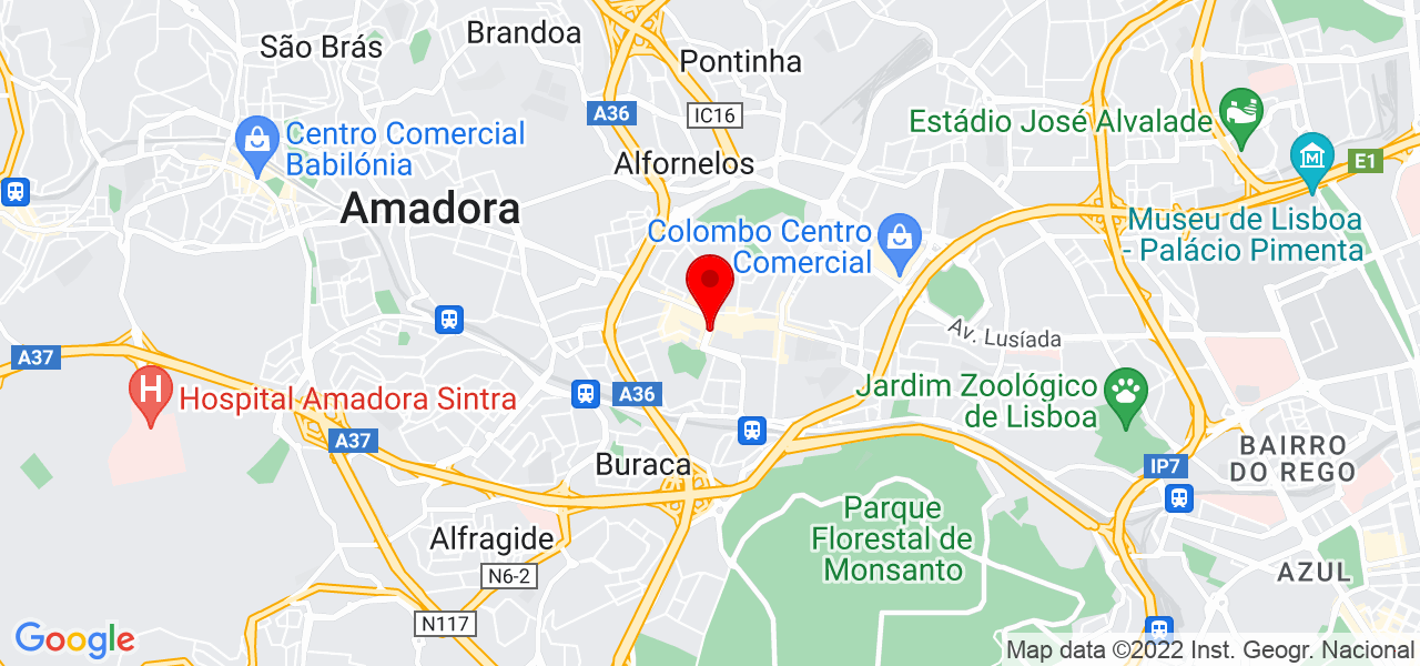 Andreia Rodrigues - Lisboa - Lisboa - Mapa