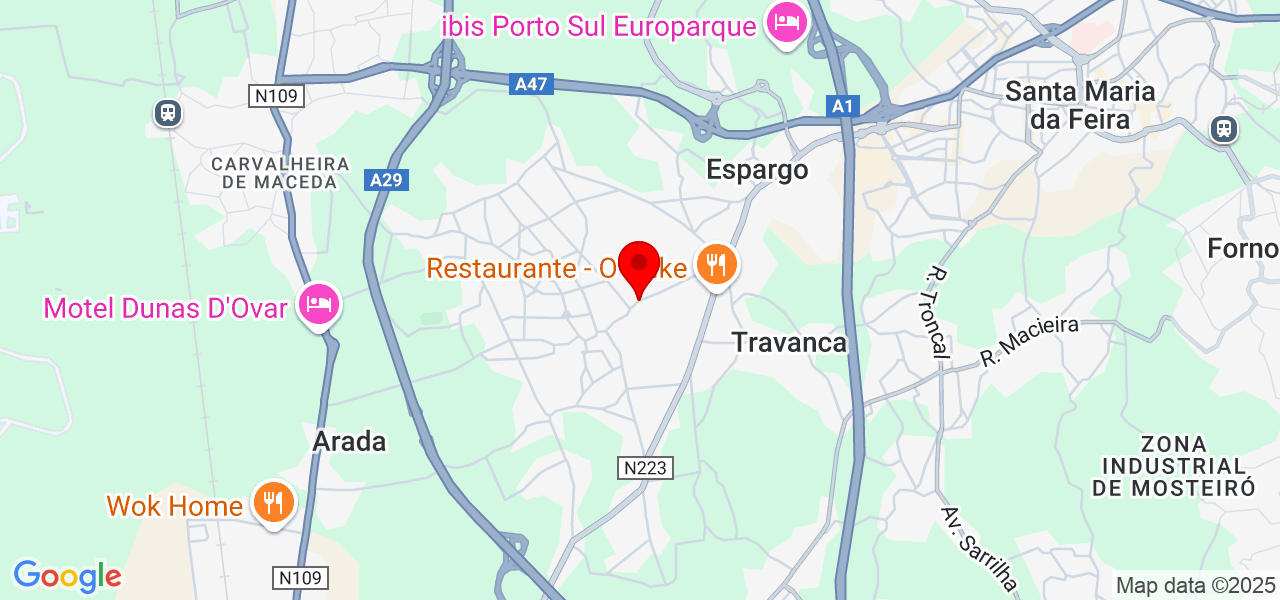 Homolo Online Services - Aveiro - Ovar - Mapa