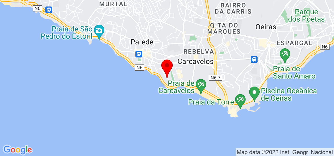 Camilla Lins de Vasconcelos - Lisboa - Cascais - Mapa