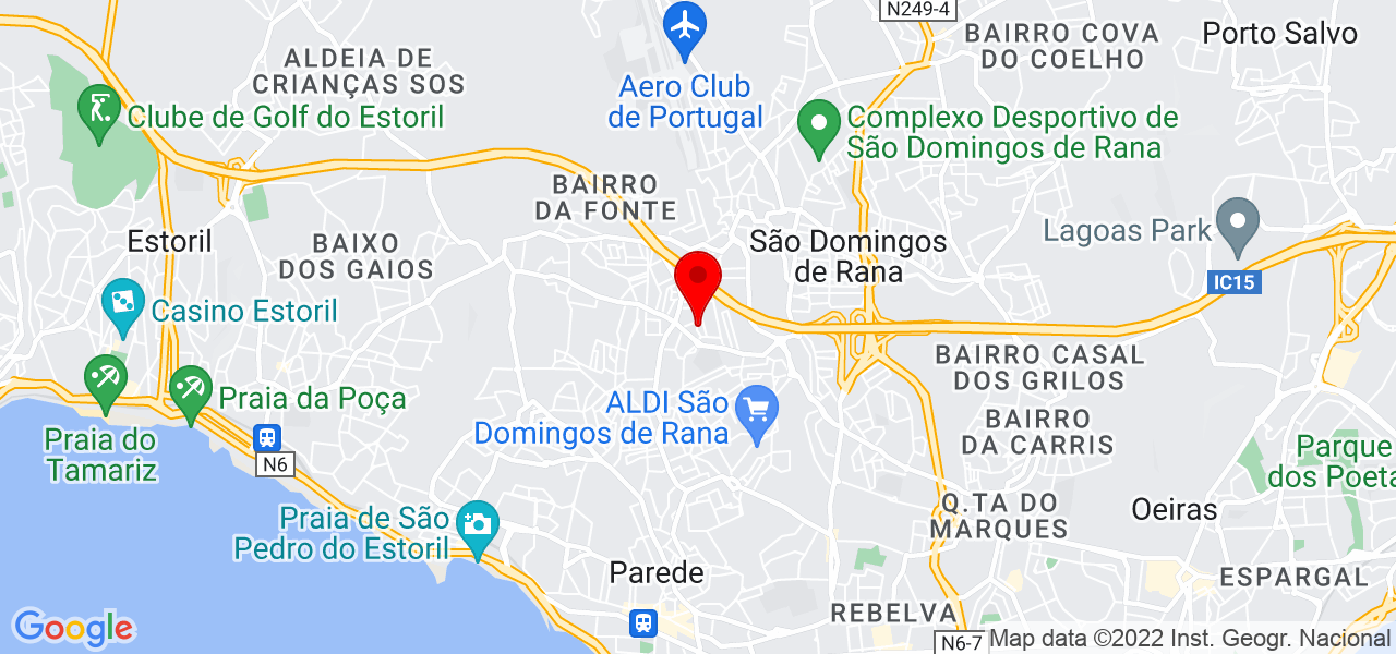 UPESSENCE Coaching Humano - Lisboa - Cascais - Mapa
