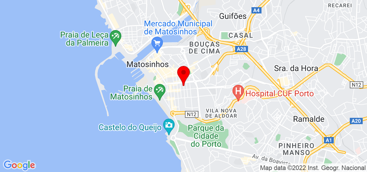 Rita Costa - Porto - Matosinhos - Map