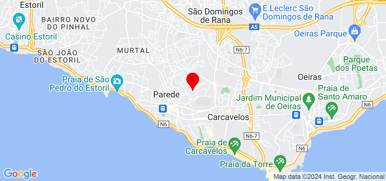 Antonia Rodrigues - Lisboa - Cascais - Mapa