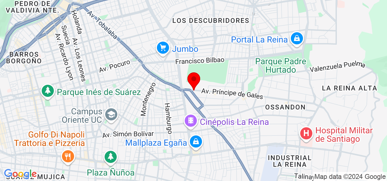 Felipe Barrientos DJC4 - Región Metropolitana de Santiago - Santiago - Map