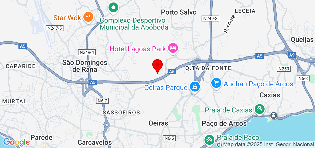 Diogo Morais - Lisboa - Oeiras - Mapa