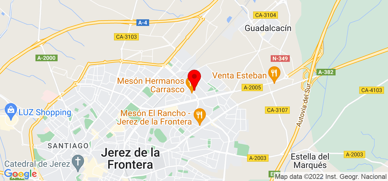 Ainoa - Andalucía - Jerez de la Frontera - Mapa