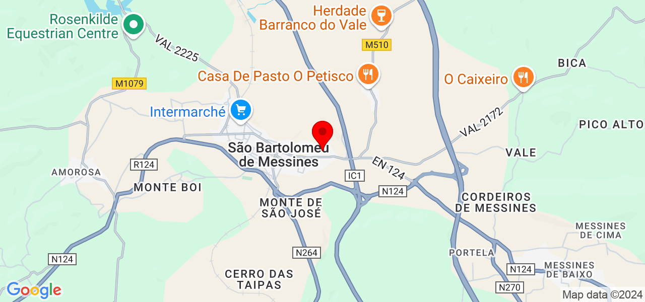El hakym Para construção e reparação - Faro - Silves - Mapa