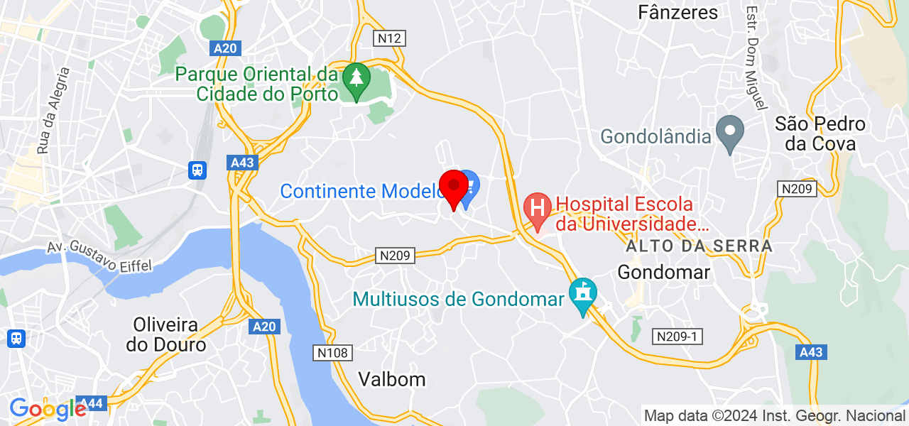 D&rsquo;Tudo Cleaners - Porto - Gondomar - Map