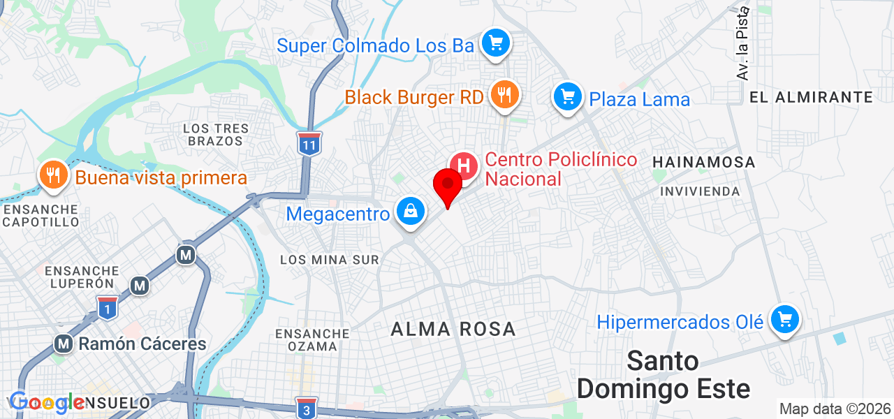 Carolina Herasme - Santo Domingo - Santo Domingo Este - Mapa