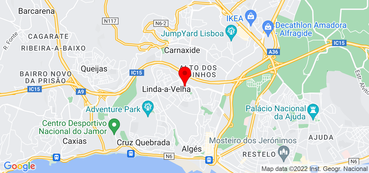 João Carvalho - Lisboa - Oeiras - Karte