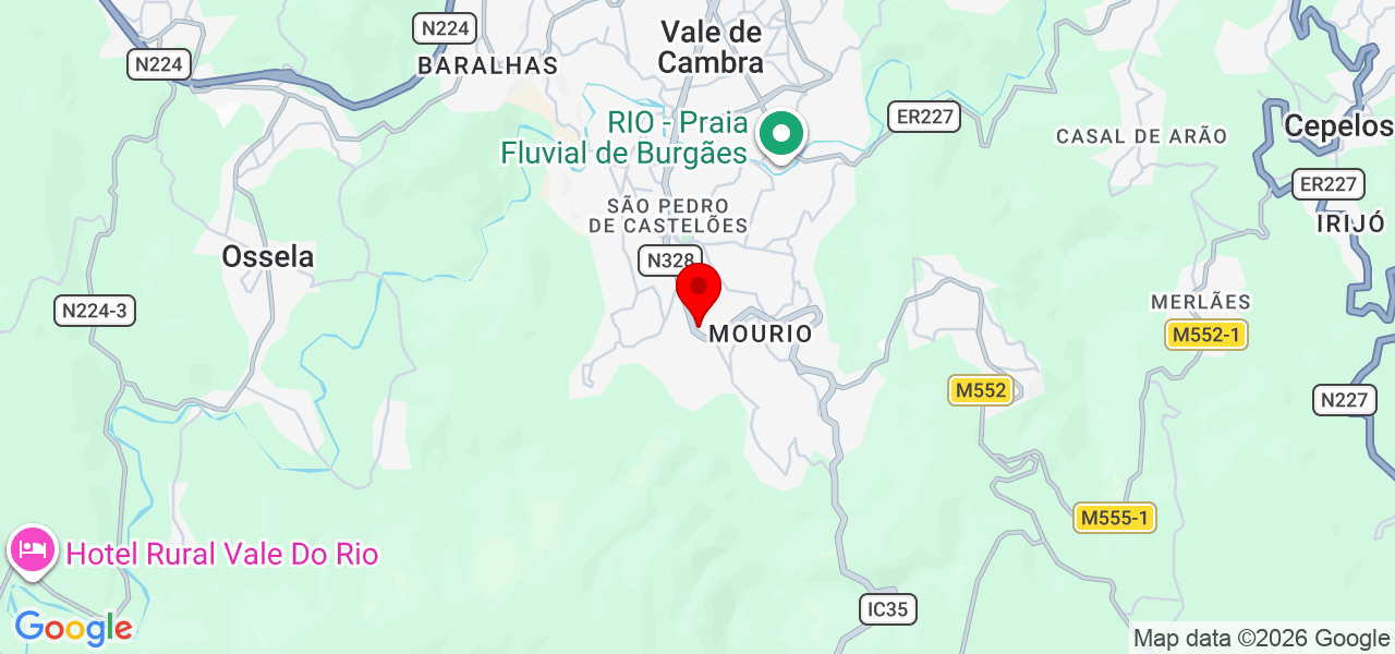 André Paiva - Aveiro - Vale de Cambra - Map