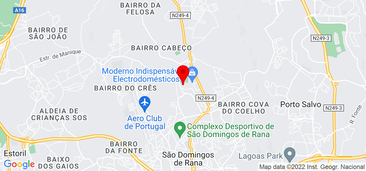 Rubia - Lisboa - Cascais - Mapa