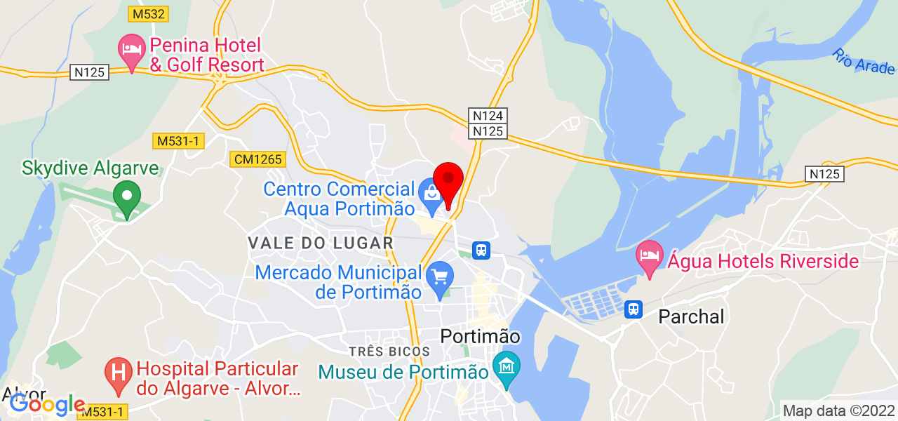 Anna - Faro - Portimão - Mapa