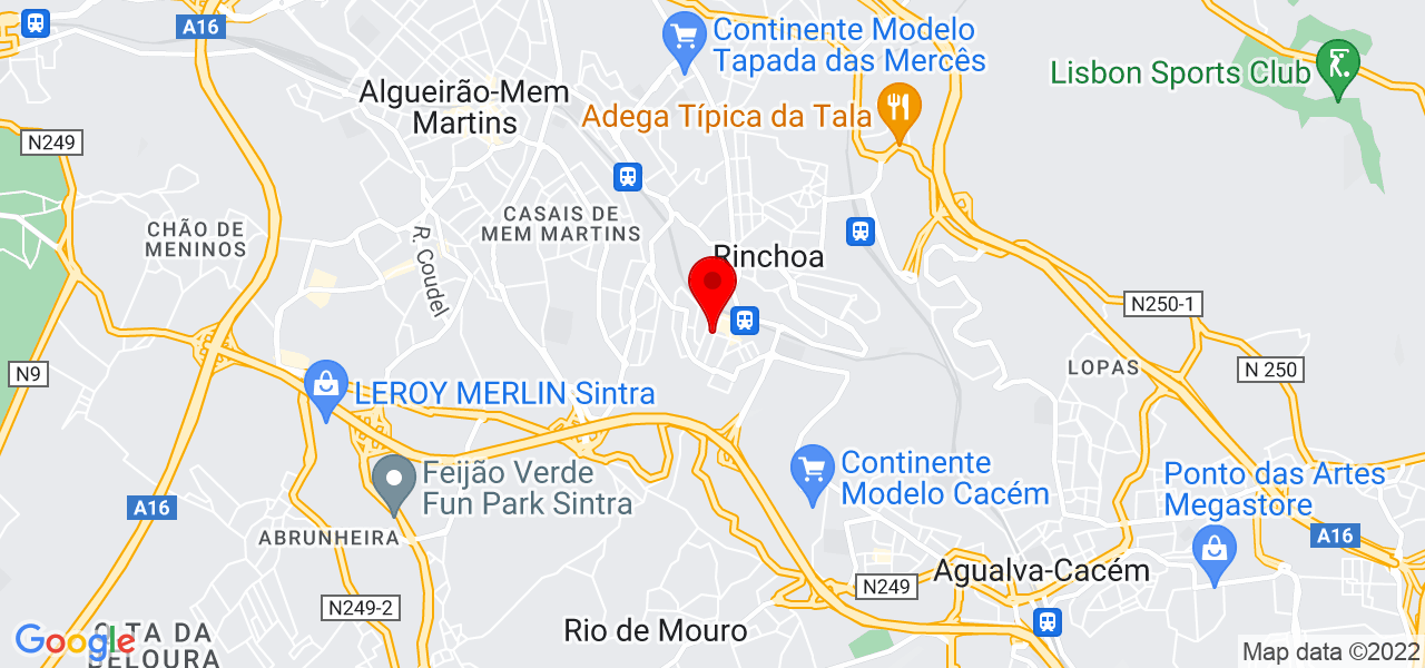 ARTTURTURISMO - Lisboa - Sintra - Mapa