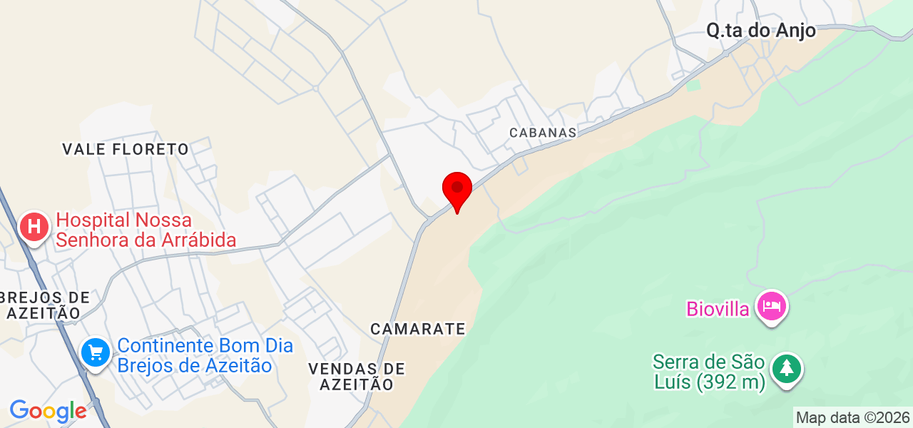 KANTO - KARPINTARIA - Setúbal - Palmela - Mapa