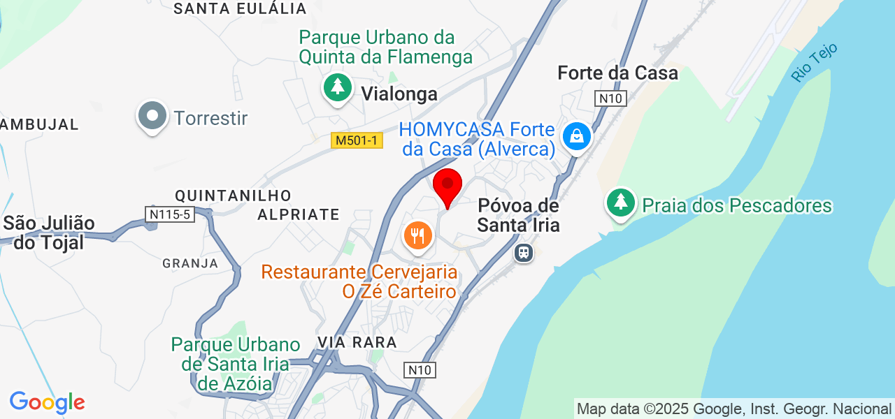 LGA Engenharia - Lisboa - Vila Franca de Xira - Karte