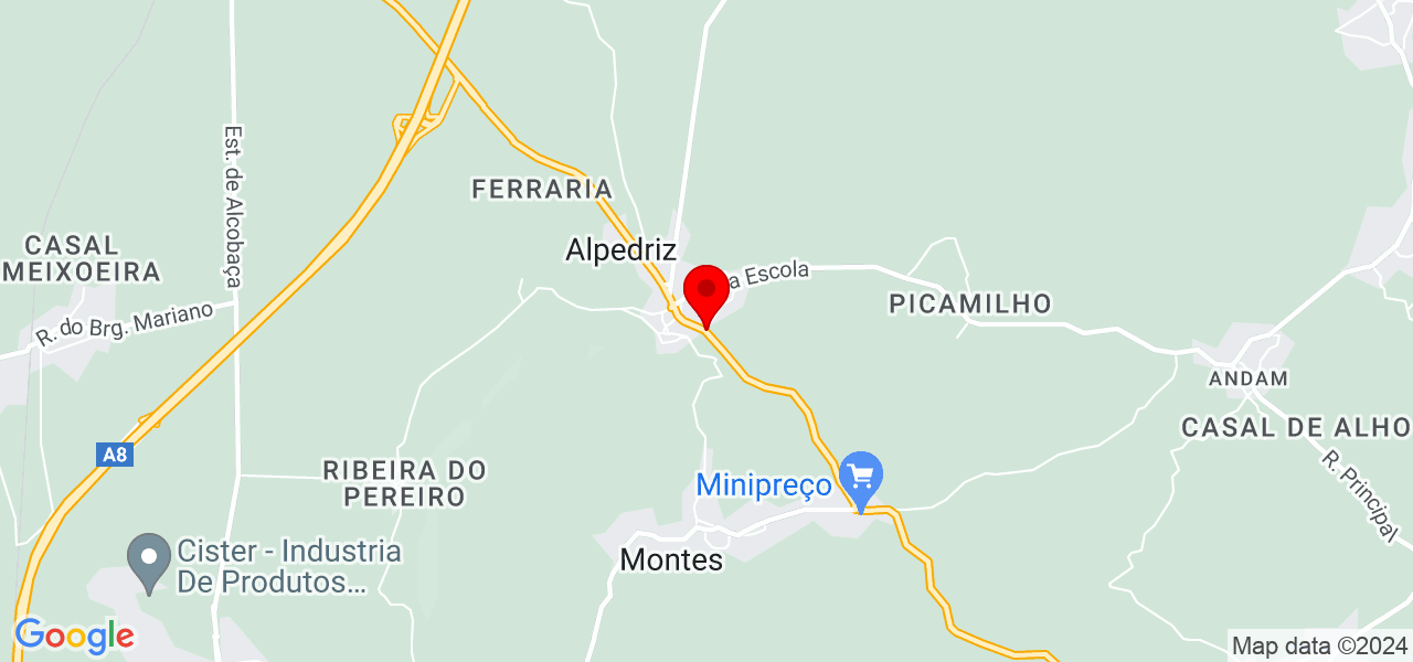 Paula ribeiro - Leiria - Alcobaça - Map