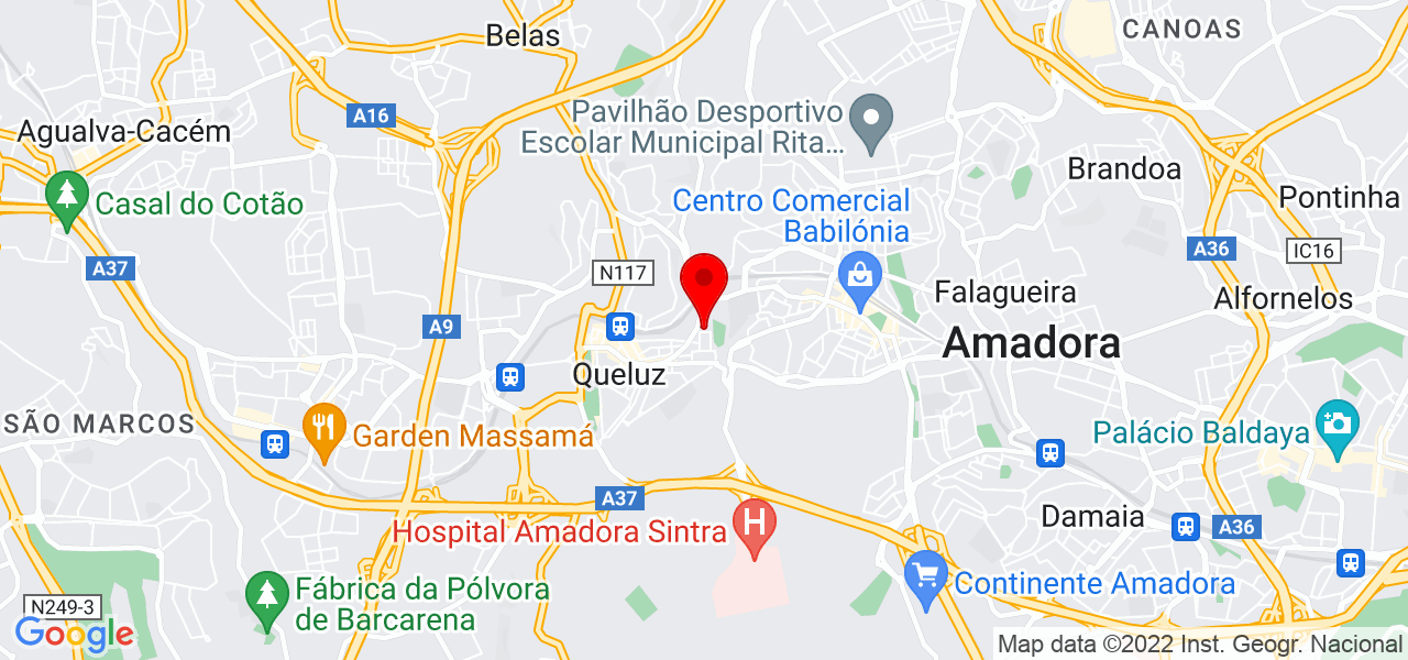 Vandirlei Brito - Lisboa - Sintra - Mapa