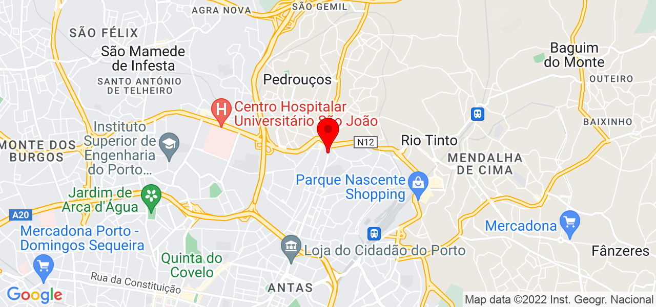 Am&eacute;lia Alberto - Porto - Porto - Mapa