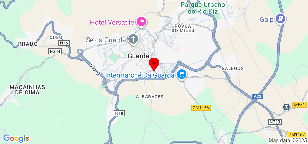 Filipa Nunes - Guarda - Guarda - Mapa